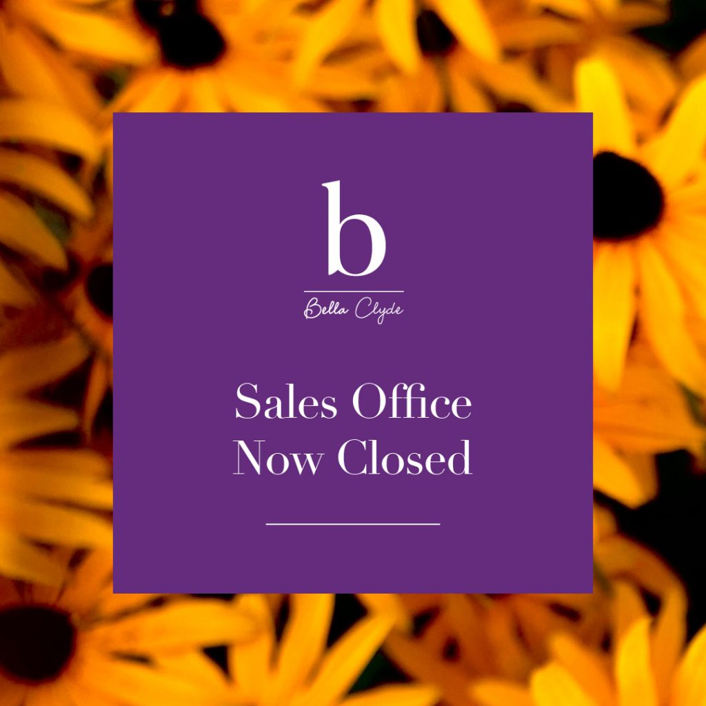 Sales Office Now Closed - Jul 2022